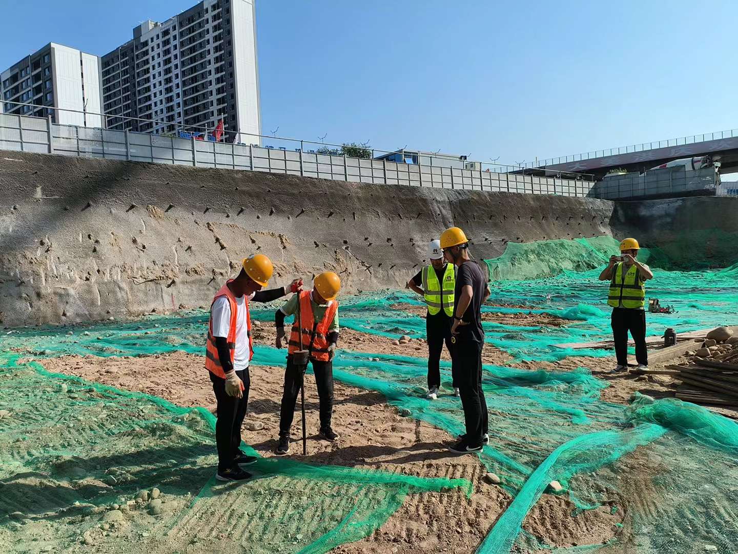 陕建七建/中建三局/基坑钎探普探