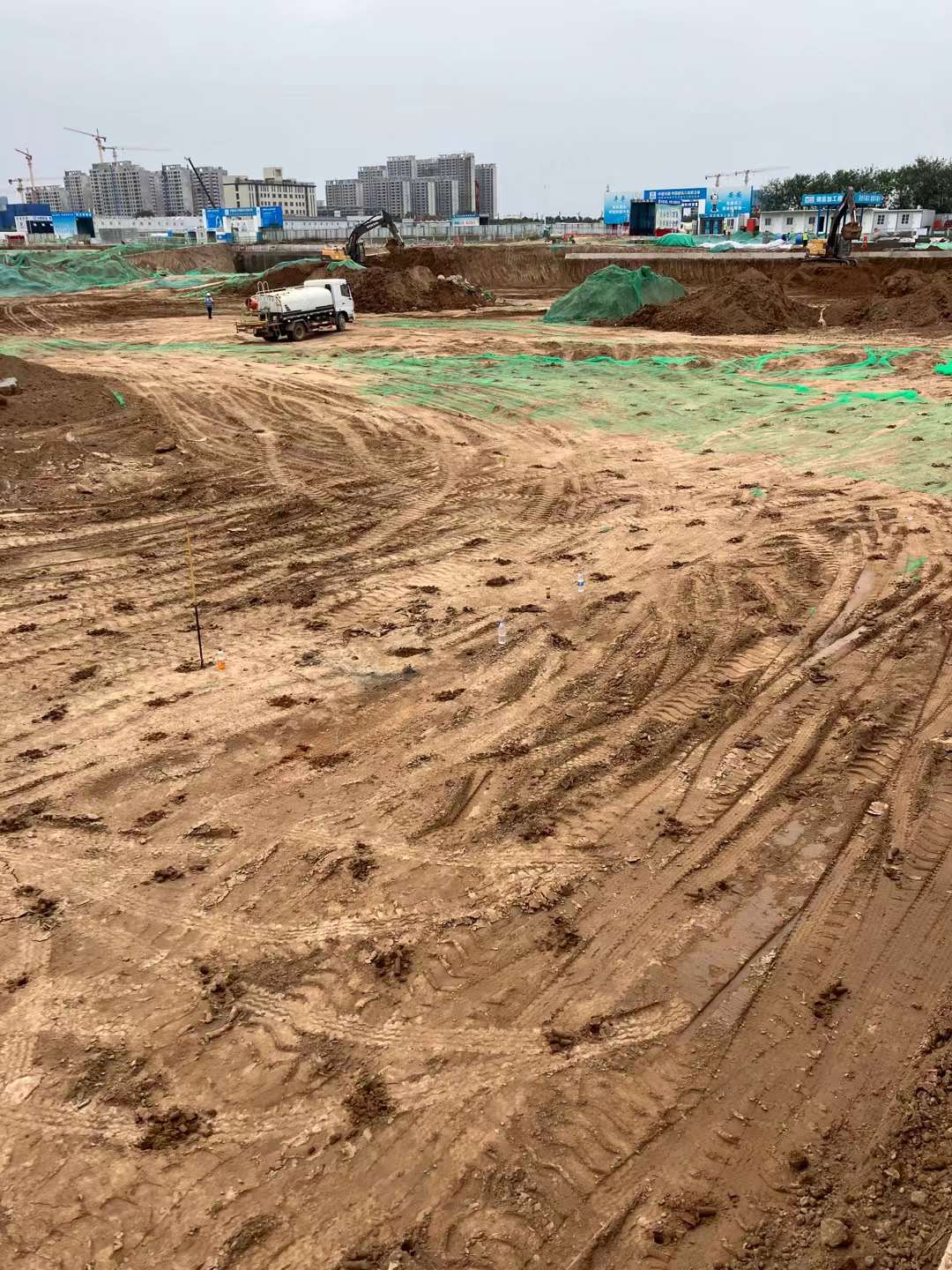 中建六局秦汉新城项目探查工作（8.20）